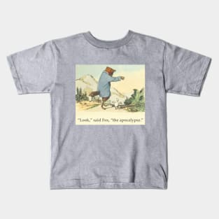 Fox and Chicken - Apocalypse Kids T-Shirt